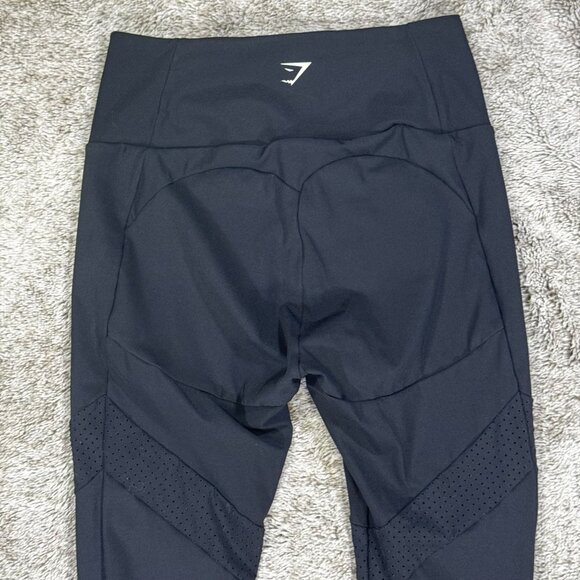 Gymshark Black Quick Dry Pro Performance Laser Cut Leggings Sz S - Picture 11 of 11